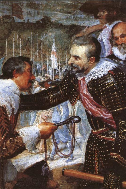 VELAZQUEZ, Diego Rodriguez de Silva y Detail of  Conquer Buleida